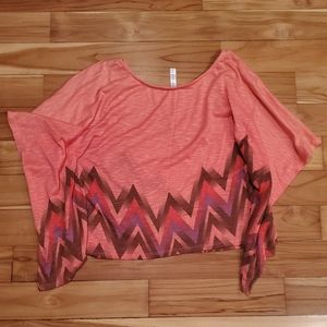 Xhilaration pink crop top